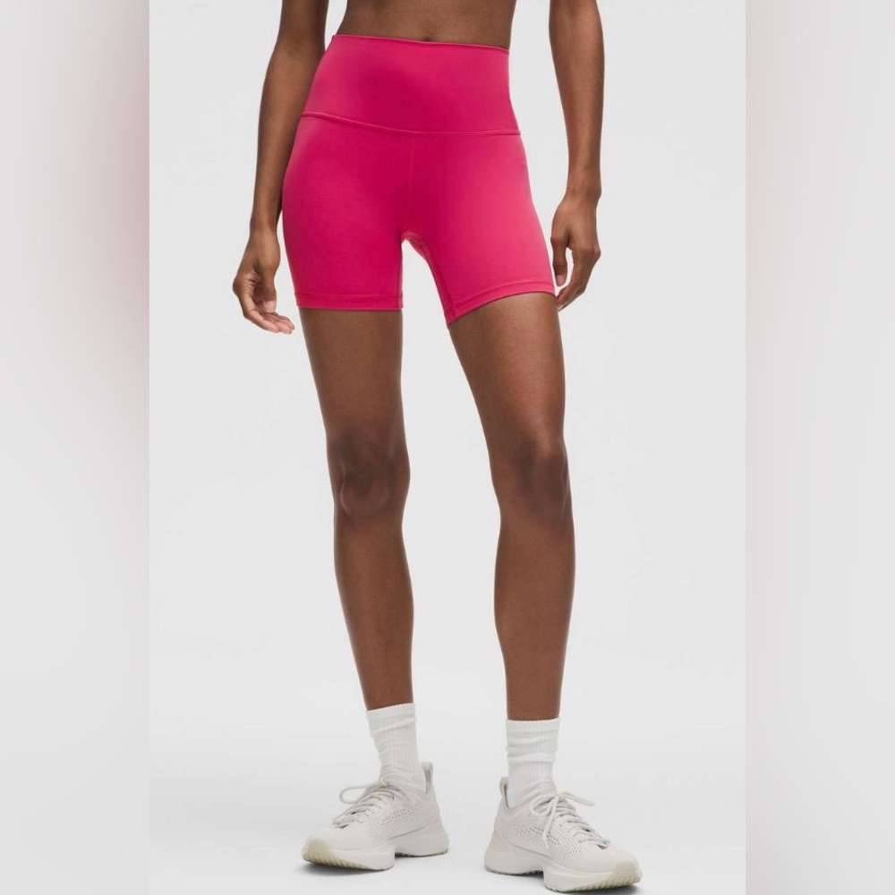 Lululemon NWT Align High Rise Short 6”Raspberry Coulis Size 10